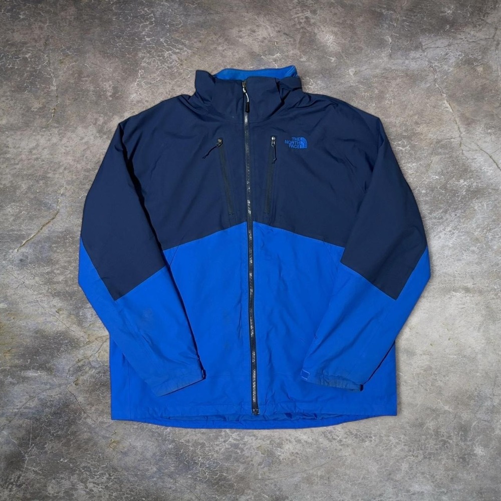 The North Face Condor Triclimate 3-in-1 Jacket Blue Two Tone Fleece Men's XL